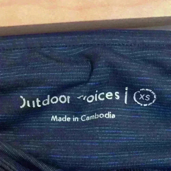 Outdoor Voices leggings, blue with blue flecks, Womens size XS - Picture 6 of 8